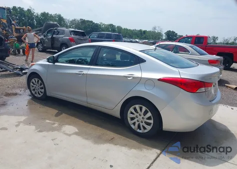 2012 Hyundai Elantra Gls/Limited из США, поврежденный, VIN KMHDH4AEXCU234117